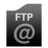 Black FTP Icon